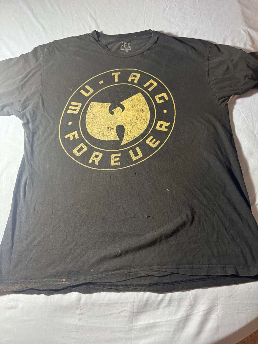Vintage FEA Merchandising Wu-Tang Forever Black Rap T-Shirt XL